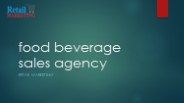 food beverage sales agency