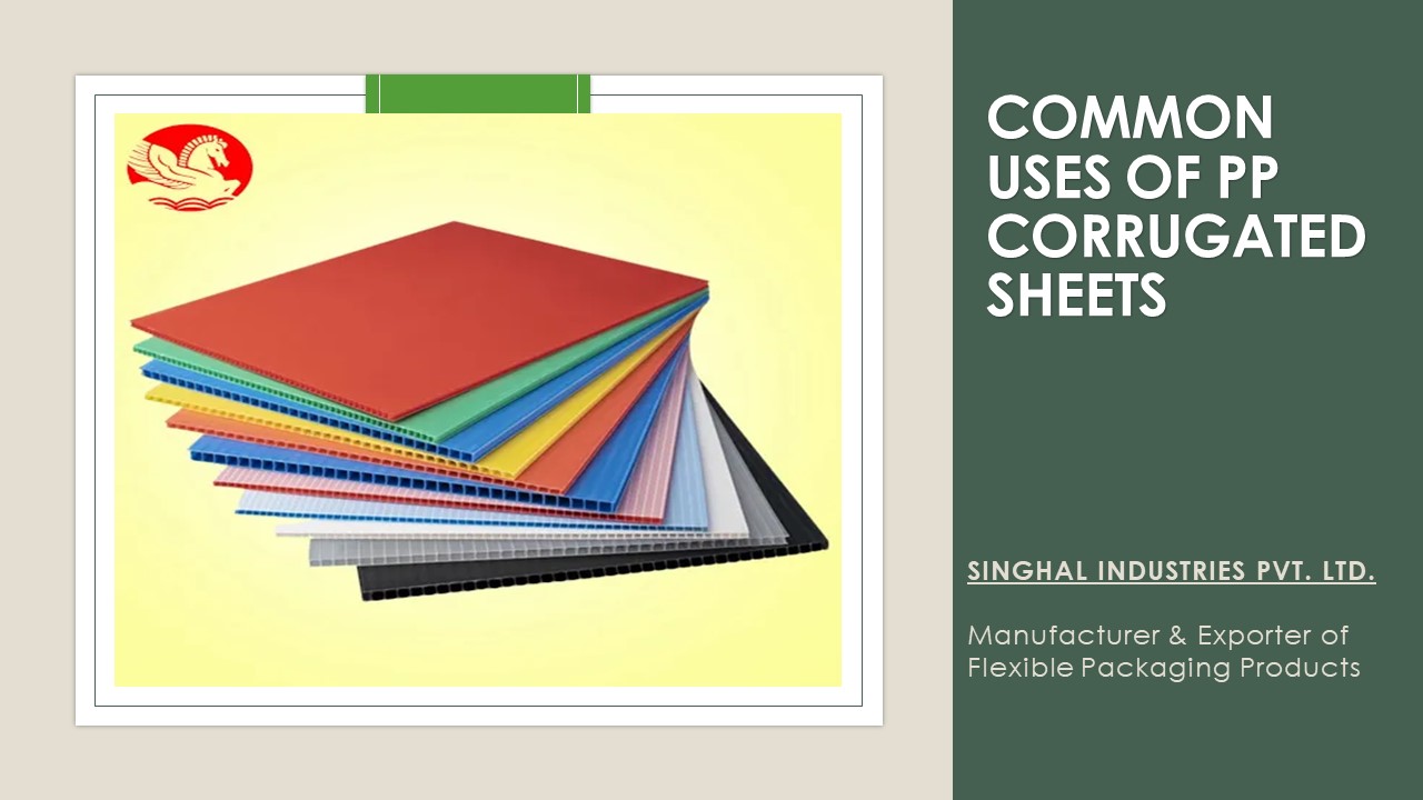 Common uses of PP corrugated sheets