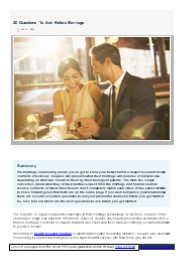 20 Questions To Ask Before Marriage