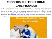 Choosing the Most Effective Home Care Agency