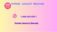 Hotmail Account Recovery