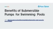 Submersible Pump Benefits: Pool Water Circulation & Maintenance