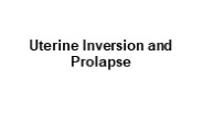 uterine inversion and prolapse