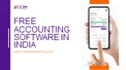 Free Accounting Software in India
