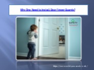 Why One Need to Install Door Finger Guards?