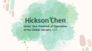 Hickson Chen - A Gifted and Versatile Individual
