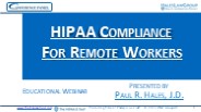 HIPAA Compliance for Remote Employees