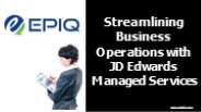 JD Edwards managed services