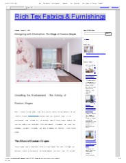 Designing with Distinction: The Magic of Custom Drapes