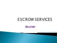 Auctor Business Solutions | Escrow Services