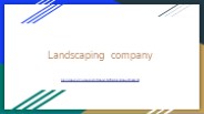 Landscaping company | Garden maintenance