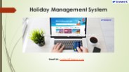 Holiday Management System