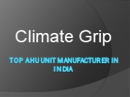 AHU Unit Manufacturer