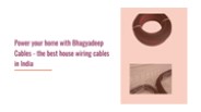 best house wiring cables in India