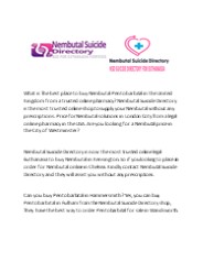 Commandez Nembutal Solution en ligne
