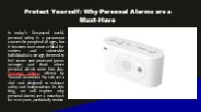 Protect Yourself: Why Personal Alarms are a Must-Have