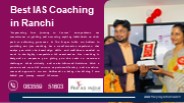 Best IAS Coaching in Ranchi
