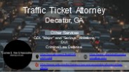 Traffic Ticket Lawyer Decatur, GA