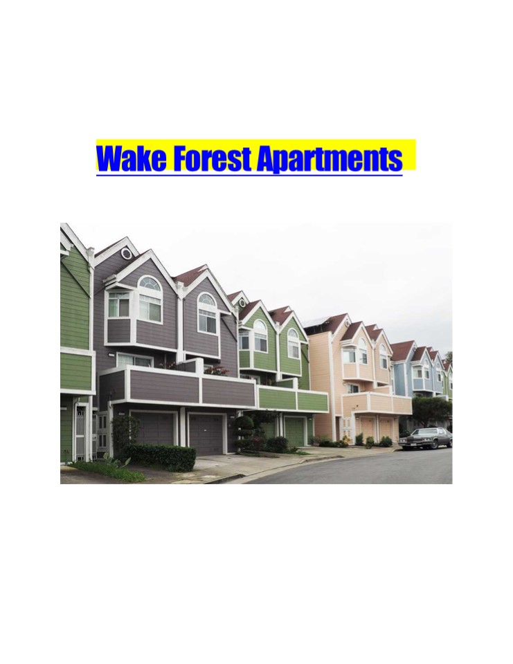 Wake Forest Apartments