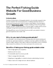 The Perfect Fishing Guide Website For Good Business Growth