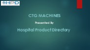 CTG Machine Suppliers From India