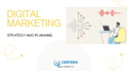 Digital Marketing and Planning