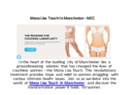 Mona Lisa Touch In Manchester - MCC