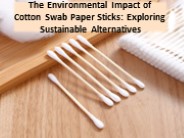 How do you make cotton swabs stick?
