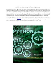 Why We Use Oops Concept in Python Programming