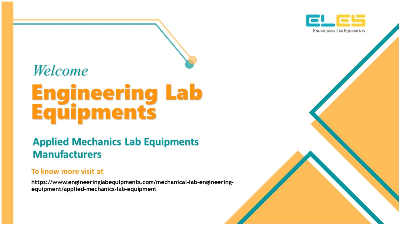 Applied Mechanics Lab Equipments Manufacturers