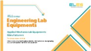 Applied Mechanics Lab Equipments Manufacturers