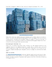 Plastic Waste Management Market