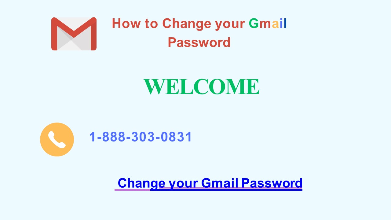 How to Change your Gmail Password