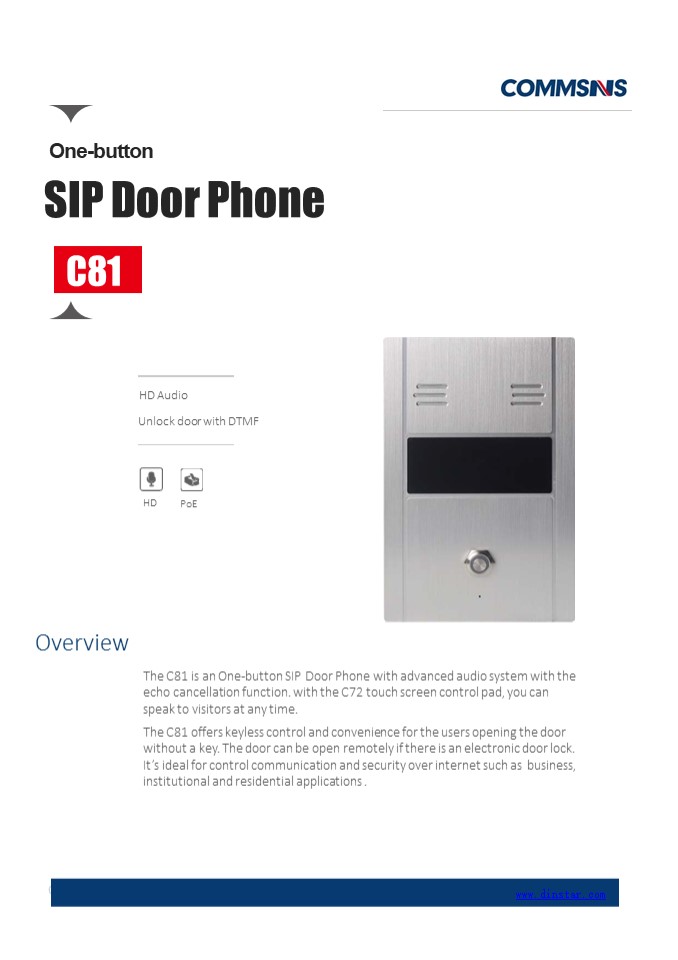 SIP Door Phone – Dinstar India (1)