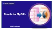 Oracle to MySQL