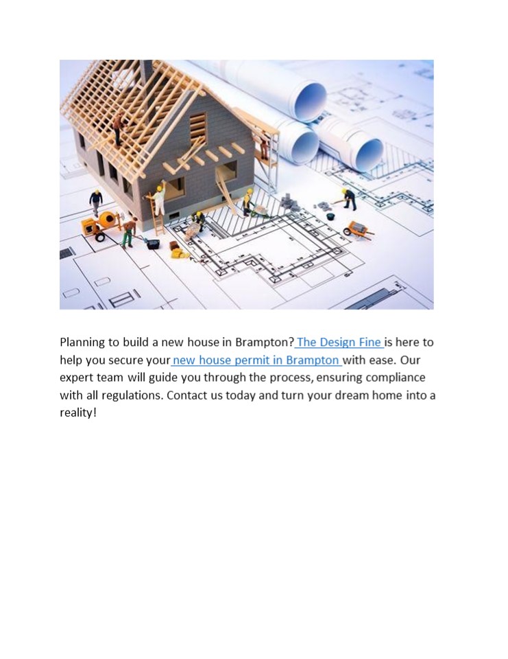 New House Permit in Bramptopn