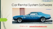 Car Rental System Software