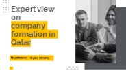Company Formation In Qatar