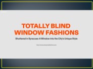 Window Shutters in Syracuse - Totally Blind Window Fashions