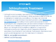 Schizophrenia Treatment Counselling | Emoneeds