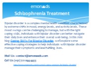 Coping Strategies for Bipolar Disorder
