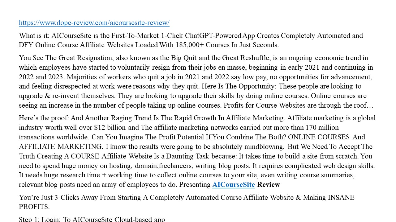 presentation player overlay