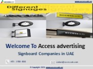 Signboard Companies in UAE