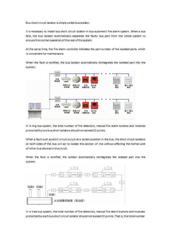 addressable fire alarm bus short circuit isolator presentation | free ...