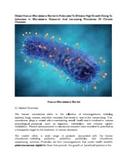 Human Microbiome Market
