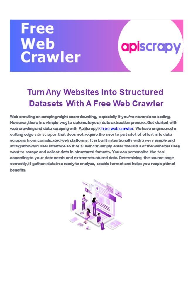 Turn Any Websites Into Structured Datasets With A Free Web Crawler