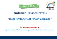 Glass Bottom Boat Ride in Andaman