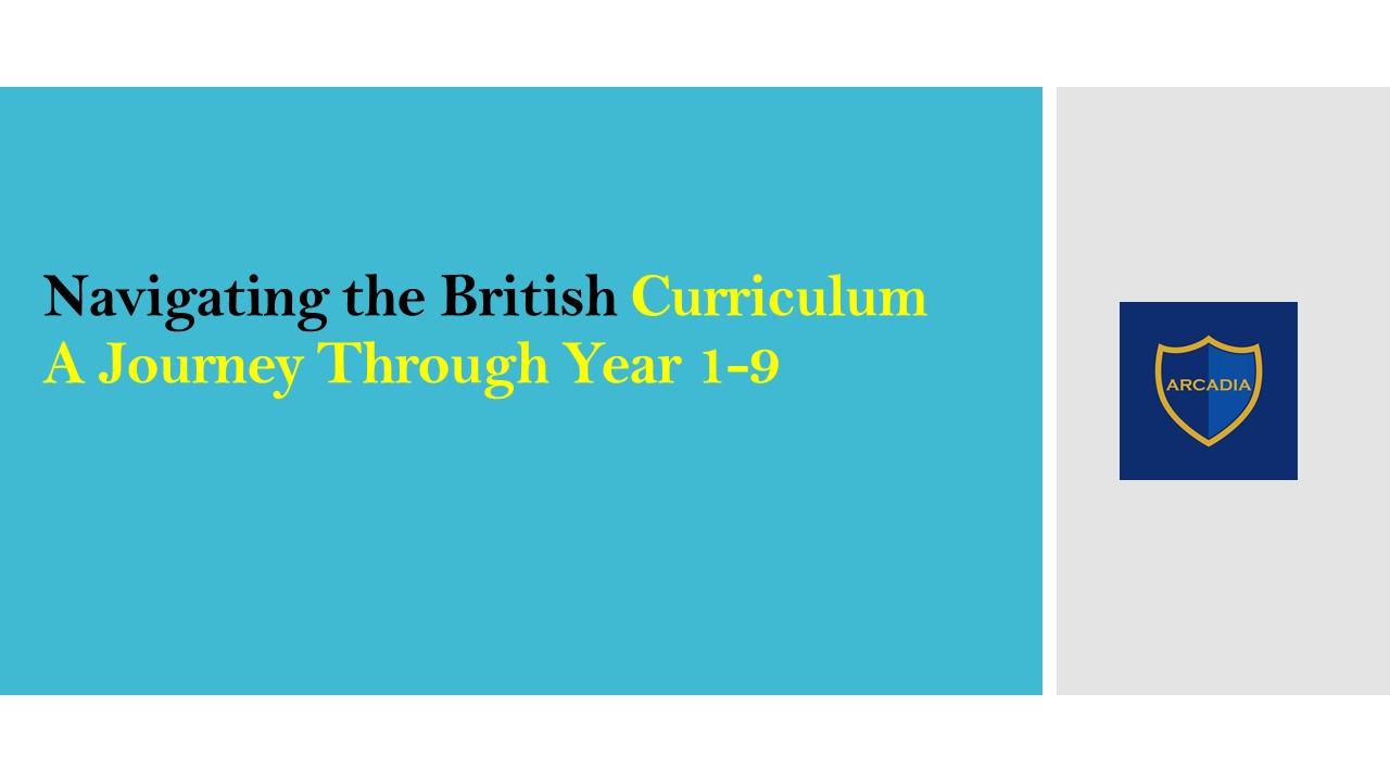 Navigating the British Curriculum: A Journey Through Year 1-9