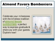 Almond Favors Bomboniera