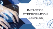 Impact of Cybercrime on Business